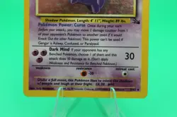 Pokemon Gengar 5/62 Fossil Holo Rare 1999 Wizards of the Coast Card MP - Image 4