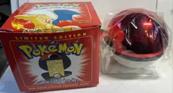 New! Sealed! Pokemon Charizard Trading Card 23k Gold Plated 1999 Burger King Mib - Image 1