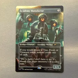 Academy Manufactor MINT 7094 Secret Lair Fallout Bonus Card SLD MTG R Unplayed - Image 1