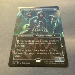 Academy Manufactor MINT 7094 Secret Lair Fallout Bonus Card SLD MTG R Unplayed - Image 2