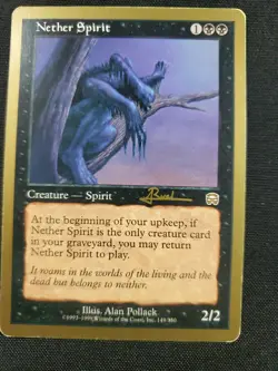 Nether Spirit 2001 Antoine Ruel Magic The Gathering World Championship LP ** - Image 3