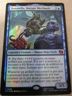 Donatello, Mutant Mechanic - Foil - Teenage Mutant Ninja Turtles - Mtg - Image 1