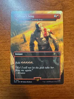 Calliope's Seething Song NON-FOIL PlayStation Secret Lair Bonus MTG God of War - Image 1