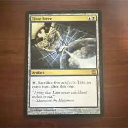 Magic: The Gathering Time Sieve Alara Reborn Artifact Rare Regular English - Image 1