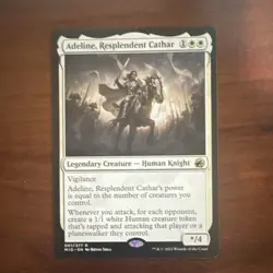 Wizards Magic: The Gathering Adeline Cathar Rare MID Regular White Legendary - Image 1