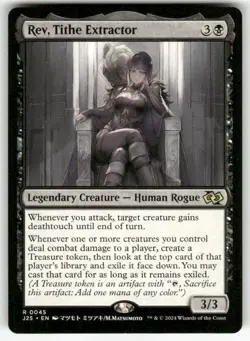 REV, TITHE EXTRACTOR (ANIME) #45 MTG FOUNDATIONS JUMPSTART - Image 1