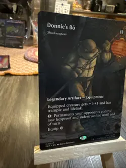 🔥🔥Donnie's Bo - Shadowspear (Borderless) Teenage Mutant Ninja Turtles regular - Image 2