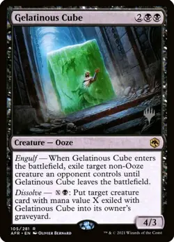 X 1 Gelatinous Cube Promo NM-M Adventures in the Forgotten Realms 105 - Image 1