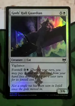 X 1 Gods' Hall Guardian FOIL NM-M Kaldheim 013 MTG Magic The Gathering - Image 1
