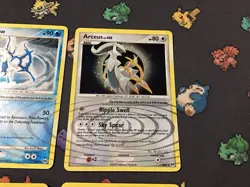 6x Arceus Pokemon TCG Holo Rare Arceus AR3,AR4,AR5,AR6,AR7, DP50 Pokemon Cards - Image 4