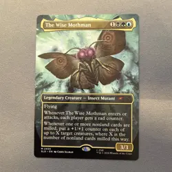The Wise Mothman MINT Borderless 2455 Secret Lair SLD MTG Mythic Unplayed Reg NM - Image 1