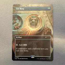 Sol Ring MINT Borderless 2467 Secret Lair Drop SLD MTG Rare Unplayed Regular NM - Image 1