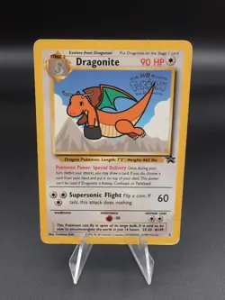 Dragonite 5 1999 WB Movie Black Star Promo Rare WOTC Nintendo Pokemon HP - Image 1