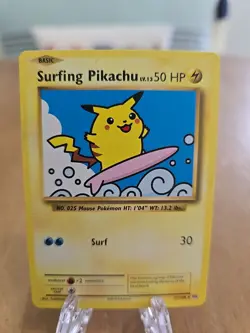 Pokemon TCG XY Evolutions Surfing Pikachu - 111/108 - Secret Rare Black STAR - Image 2