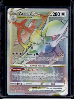 2022 Pokemon SWSH Brilliant Stars Arceus VST RC #176/172 - Image 1