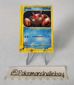 Krabby 115/165 - Expedition Base Set *NM* Common Pokemon Card - Image 1