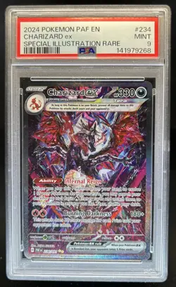 2024 Pokemon Paldean Fates Charizard ex #234/091 PSA 9 - Image 1