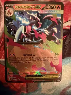 Pokemon: Mega Charizard X ex 029 Black Star Promo Full Art Holo - Image 1