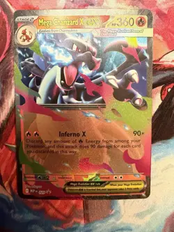 Pokemon: Mega Charizard X ex 029 Black Star Promo Full Art Holo - Image 2