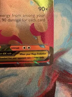 Pokemon: Mega Charizard X ex 029 Black Star Promo Full Art Holo - Image 5