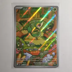 Pokemon Snivy 087/086 Sv: Black Bolt Illustration Rare Holo 70 HP English - Image 1