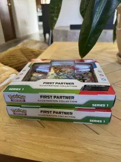 x2 Pokemon First Partner Illustration Collection Box Series 1 Sealed - Image 2