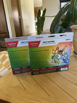 x2 Pokemon First Partner Illustration Collection Box Series 1 Sealed - Image 4