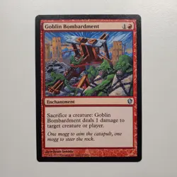 MTG Magic Goblin Bombardment Commander 2013 NM - Image 1