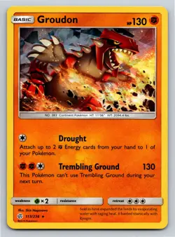 Groudon - (Cracked Ice Holo) Holo Rare Deck Exclusives 113/236 LP Pokemon TCG - Image 1