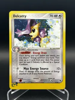 Delcatty 5/109 Ruby and Sapphire Holo Rare 2003 Vintage Pokemon TCG - Image 1