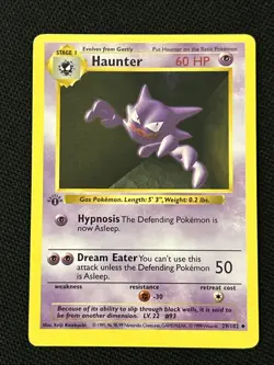 Pokemon Haunter 029/102 (1sr Edition) Shadowless (Never Played) *Near Mint* - Image 1