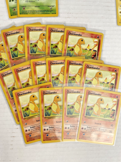 AMAZING Pokemon Base Set Lot Pikachu, Squirtle, Charmander 1st Editions - Image 2