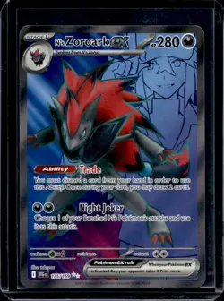 2025 Pokemon Journey Together N's Zoroark ex #175/159 - Image 1