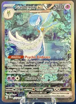 Pokemon Gardevoir ex 233/091 Paldean Fates SIR Special Illustration Rare NM - Image 1