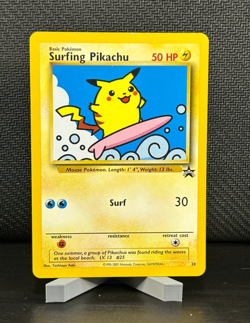 Pokemon Surfing Pikachu 28/53 Wotc Promo 2001 Basic 50 HP Regular - Image 1