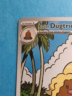 Pokemon Scarlet & Violet Surging Sparks Alolan Dugtrio 208/191 Illustration Rare - Image 2
