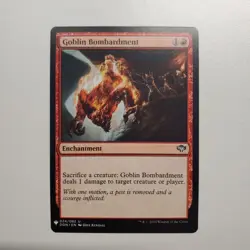 MTG Magic Goblin Bombardment The List NM - Image 1