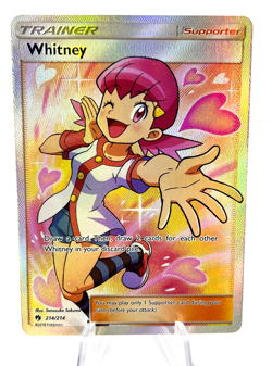 Whitney 214/214 - SM Lost Thunder - Full Art Trainer - Pokemon - NM - Image 1