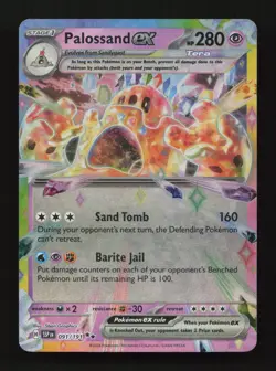 Palossand ex 091/191 Double Rare Surging Sparks Pokemon Near Mint - Image 1