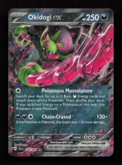 Okidogi ex 036/064 Double Rare Shrouded Fable Pokemon Near Mint - Image 1