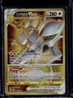 2022 Pokemon SWSH Brilliant Stars Arceus VST #184/172 - Image 1