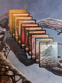 MTG Full Art Mountain (X10) - NM - Image 1