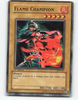 Flame Champion #PSV-041 1st Edition Yugioh Card - Image 1