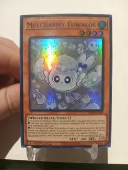 Yu-Gi-Oh! TCG Mulcharmy Fuwalos Super Rare RA04-EN050 1st Ed Near Mint - Image 1