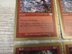 4x Boil - World Championship Deck WCD - NM/EX - English - MTG - Image 2