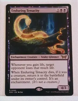 MTG Enduring Tenacity Regular DSK #0095 Near Mint - Image 1