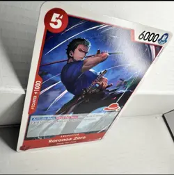Roronoa Zoro OP11-016, UC, RED STRAW HAT LOGO 19, One Piece card, Akanegumo, ENG - Image 4