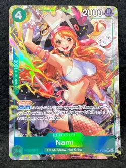 Nami (Alternate Art) OP14-031 The Azure Sea's Seven Foil NM - Image 1
