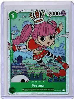 One Piece TCG Perona OP12-034 Super Rare Legacy of the Master NM - Image 1