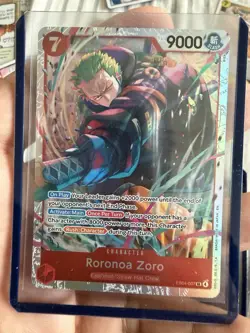 One Piece Roronoa Zoro EB04-007 SR ENGLISH OP15 - Image 1